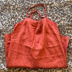 Uma & Leopold Orange Linen Dress